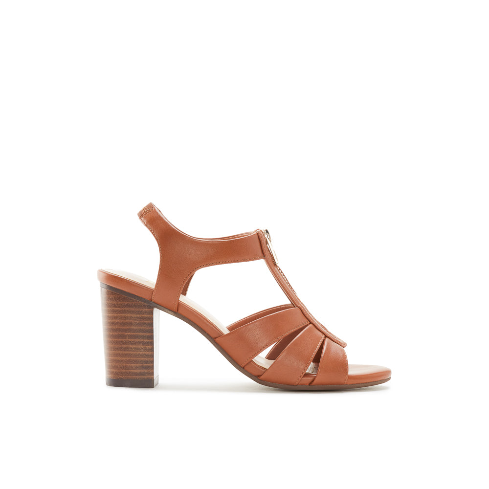 Yellow Shoes | Womens-Sandals-Dress-Med Heel/Ankle strap | CLEOS | 