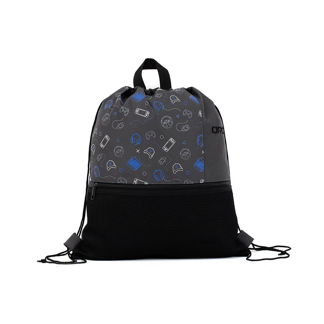 Yellow Shoes | Accessories-Boys-School Items-Shoe Bag | ORO JEUX VIDEO SAC FOURRE-TOUT | 116968-05-ORO_JEUX_VIDEO_SAC_FOURRETOUT-01-2609500032-ORO VIDEO GAMES SHOE BAG-Kids Shoe Bags | Accessories-Oro-Yellow Shoes