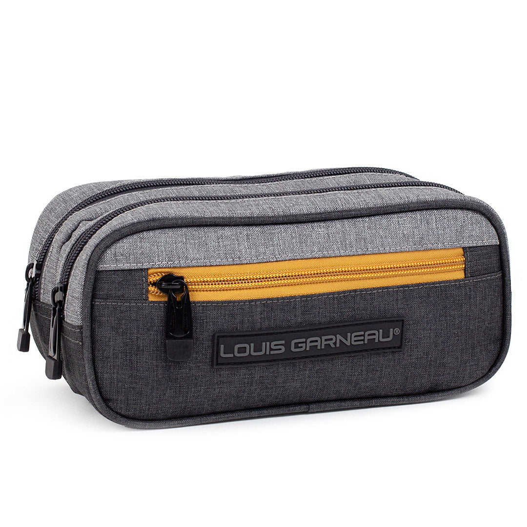 Yellow Shoes | Accessories-Boys-School Items-Pencil Case | LOUIS GARNEAU | ÉTUI À CRAYONS GRIS 2 COMPARTIMENTS | 116971-05-LG_GRIS_ETUI_A_CRAYONS_2_COMPARTIMENTS-01-2609800032-LOUIS GARNEAU | GREY 2 COMPARMENTS PENCIL CASE-Kids Pencil Cases | Accessories-Louis Garneau-Yellow Shoes