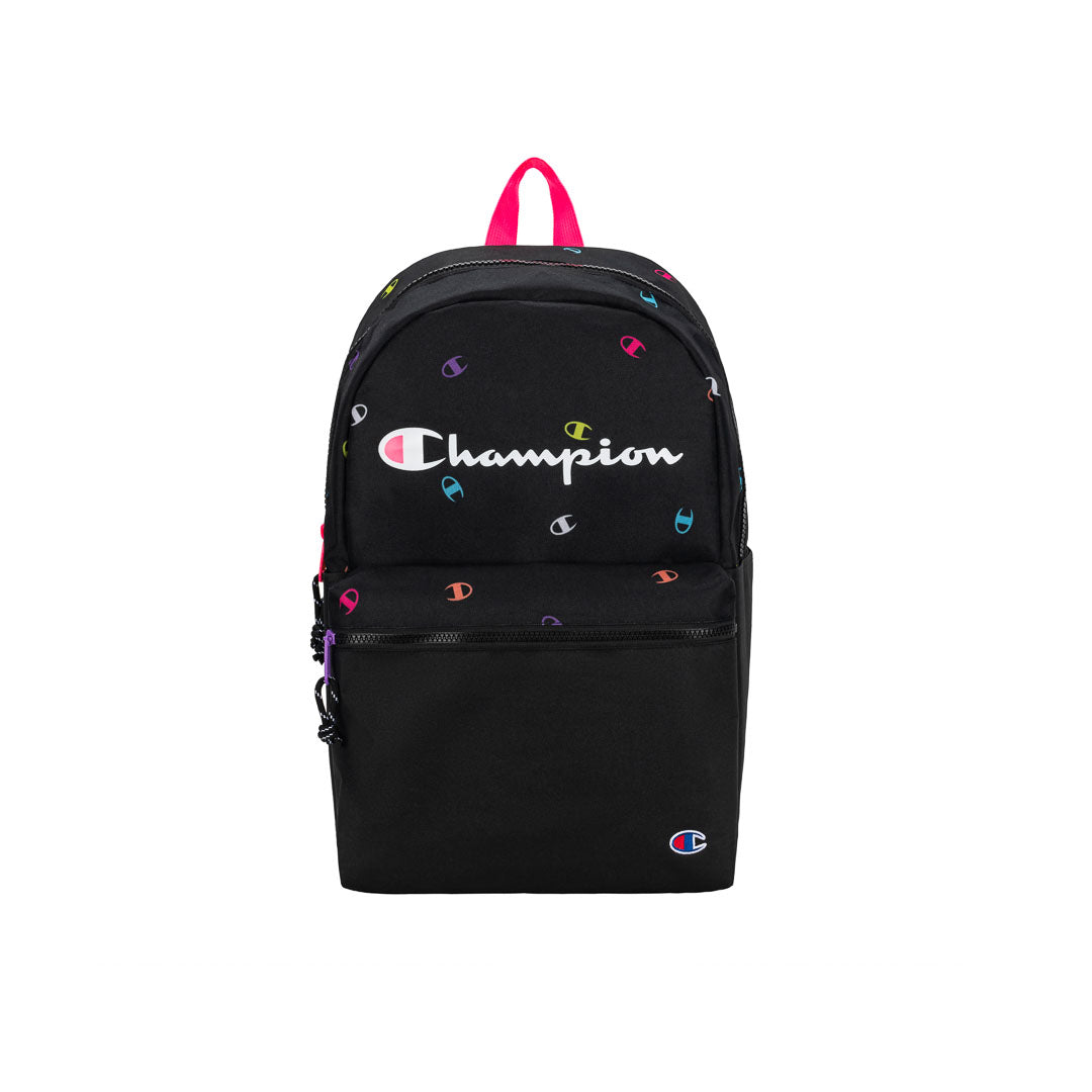 Yellow Shoes | Accessories-Girls-School Items-Backpack | CHAMPION | SAC à DOS ASCEND 2.0 | 118111-04-CHAMPION_Ascend_20_noir_multicolore_sac_a_dos-01-2712900032-CHAMPION | ASCEND 2.0 BACKPACK-Kids Backpacks | Accessories-Champion-Yellow Shoes