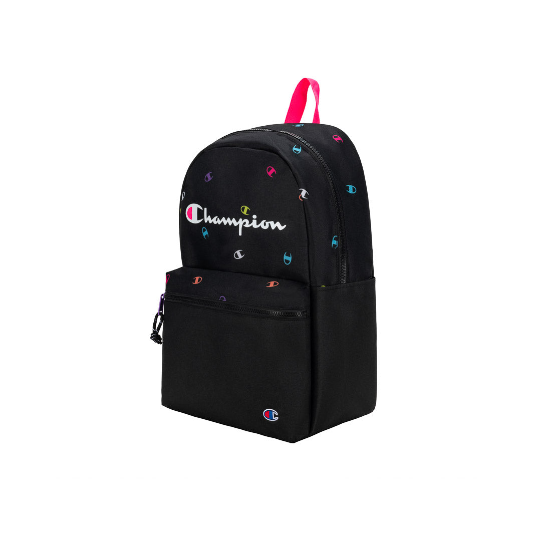 Yellow Shoes | Accessories-Girls-School Items-Backpack | CHAMPION | SAC à DOS ASCEND 2.0 | 118111-04-CHAMPION_Ascend_20_noir_multicolore_sac_a_dos-02-CHAMPION | ASCEND 2.0 BACKPACK-Kids Backpacks | Accessories-Champion-Yellow Shoes