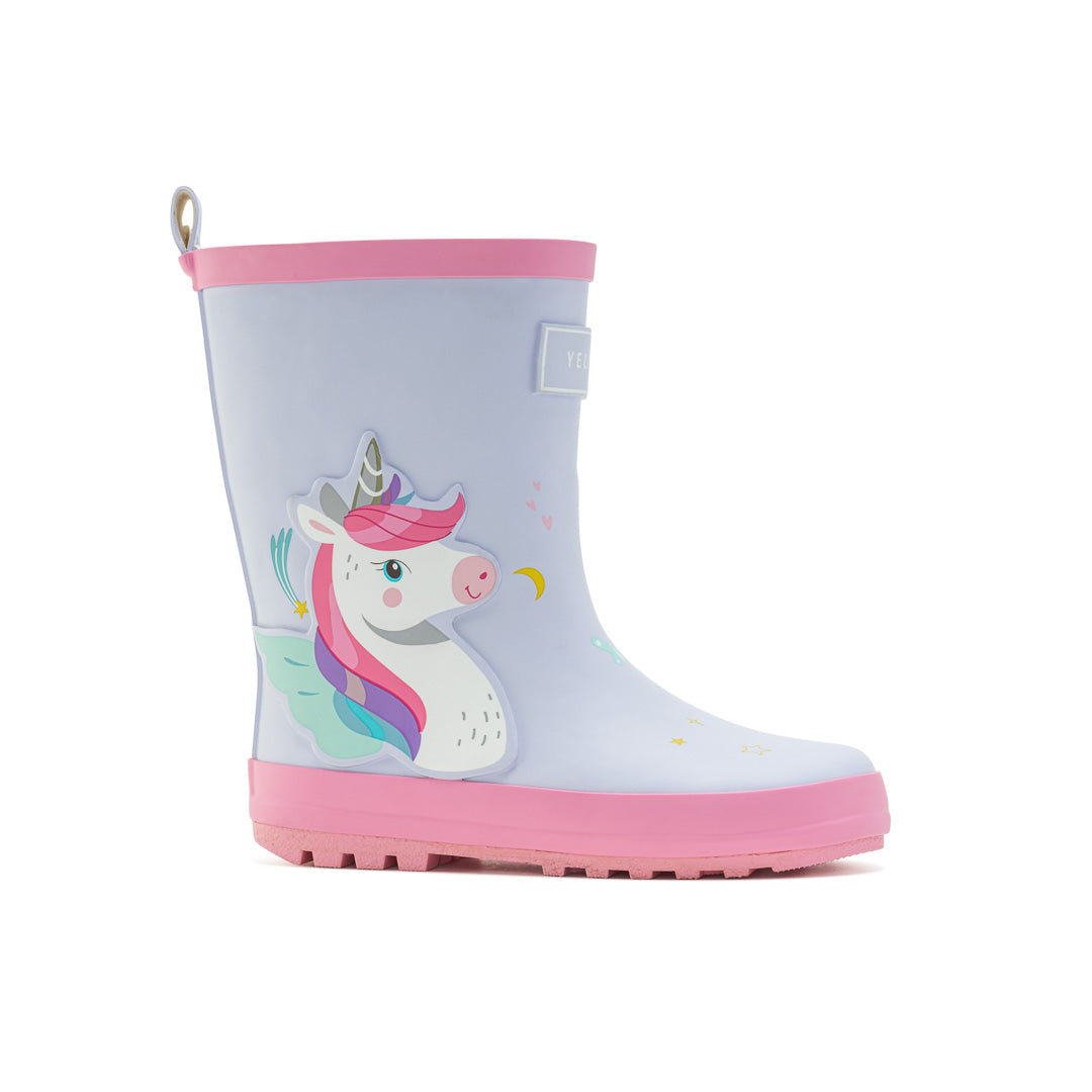 Yellow Shoes | Toddler-Girl-Rainwear-Lined Boot-Lined Boot | LICORNE | 118357-97-LICORNE-2-LICORNE-Toddler Kids Rain Boots and Rainwear-Yellow-Yellow Shoes