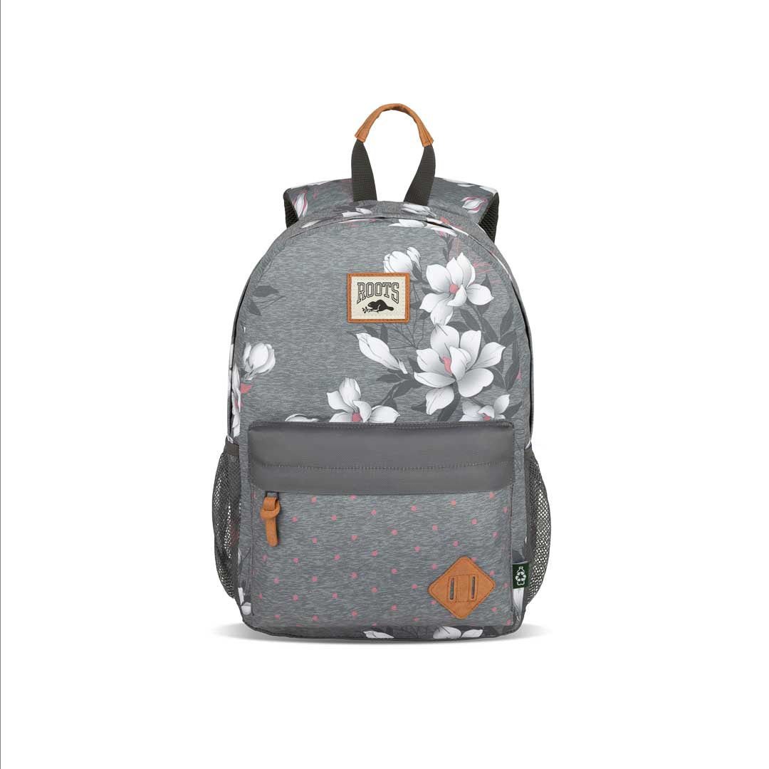 Yellow Shoes | Accessories-Girls-School Items-Backpack | ROOTS | SAC à DOS à MOTIF FLORAL | 118722-98-ROOTS_MOTIF_FLORAL_SAC_A_DOS-01-2887400032-ROOTS | FLORAL BACKPACK-Kids Backpacks | Accessories-Roots-Yellow Shoes
