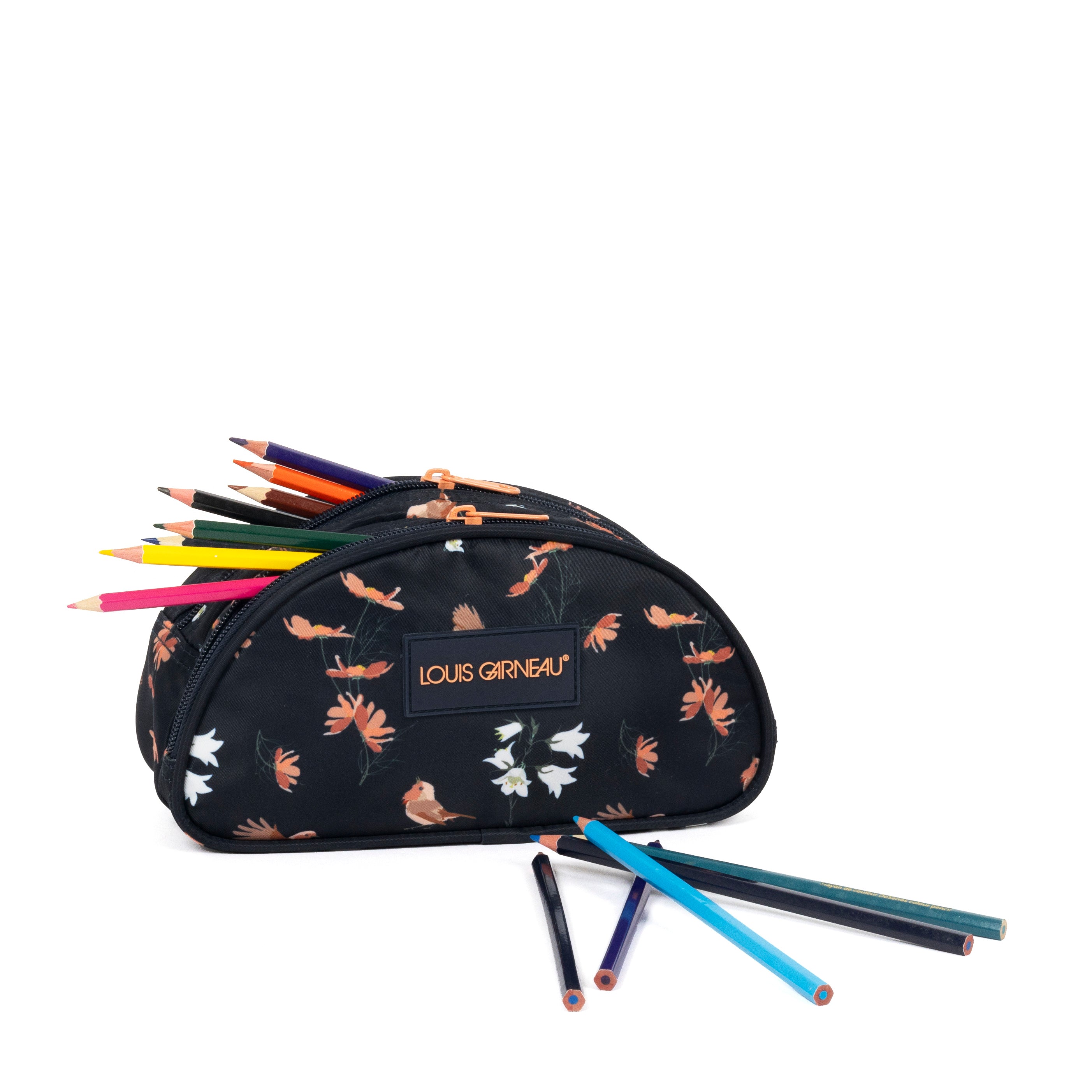 Yellow Shoes | Accessories-Girls-School Items-Pencil Case | LOUIS GARNEAU | ÉTUI à CRAYONS 2 COMPARTIMENTS OISEAUX | 119695-98-LG_OISEAUX_ETUI_A_CRAYONS_2_COMPARTIMENTS-04-LOUIS GARNEAU | BIRDS 2 COMPARTMENTS PENCIL CASE-Kids Pencil Cases | Accessories-Louis Garneau-Yellow Shoes