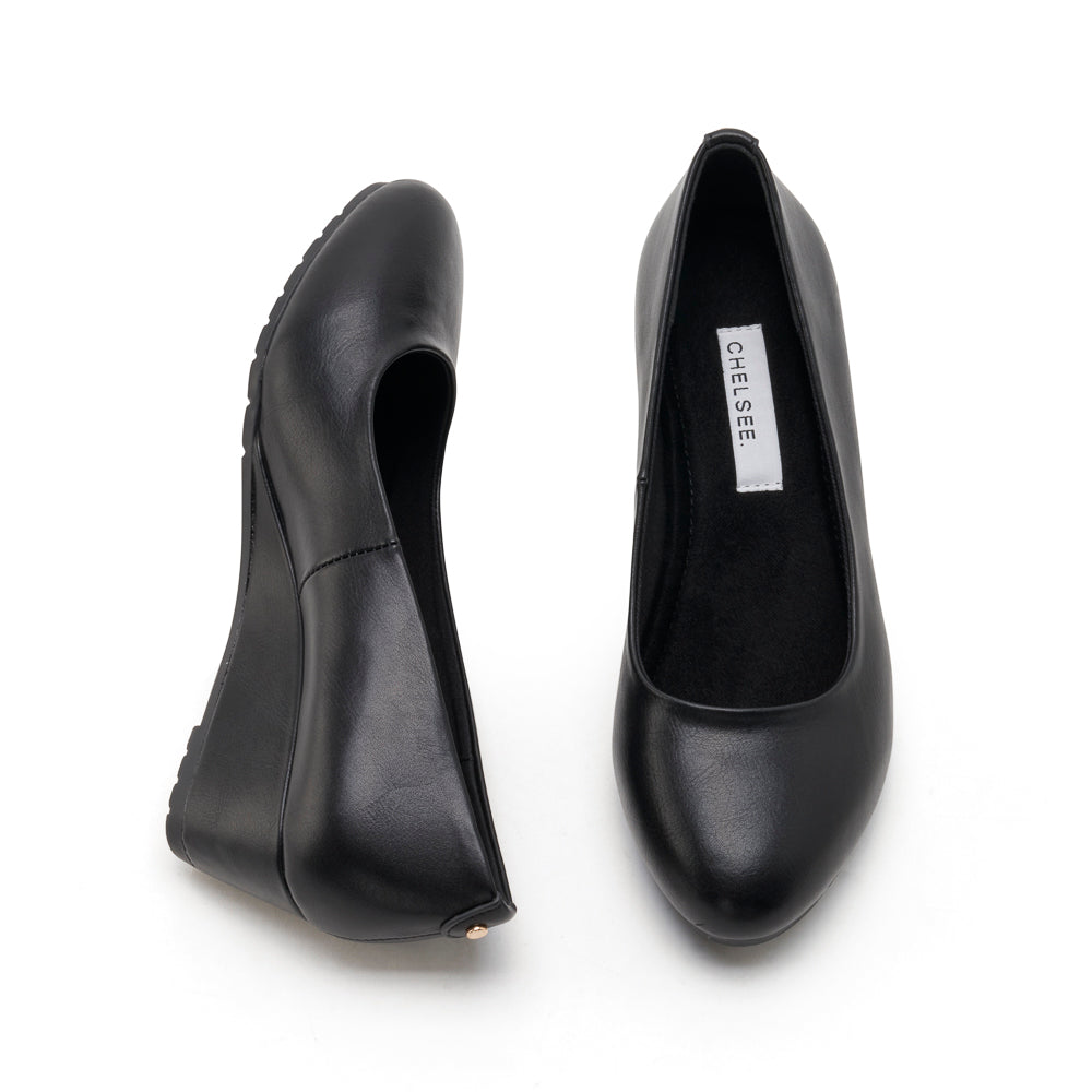Yellow Shoes | Womens-Shoes-Dress-Wedge-Low | SALLY | 