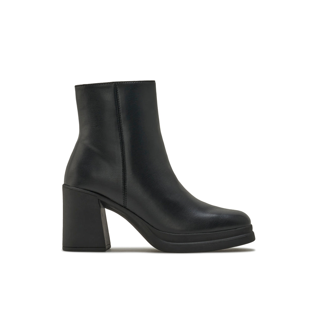 Yellow Shoes | Womens-Light Boots-Dress-Low Shaft & Med Heel | NIKKI | 