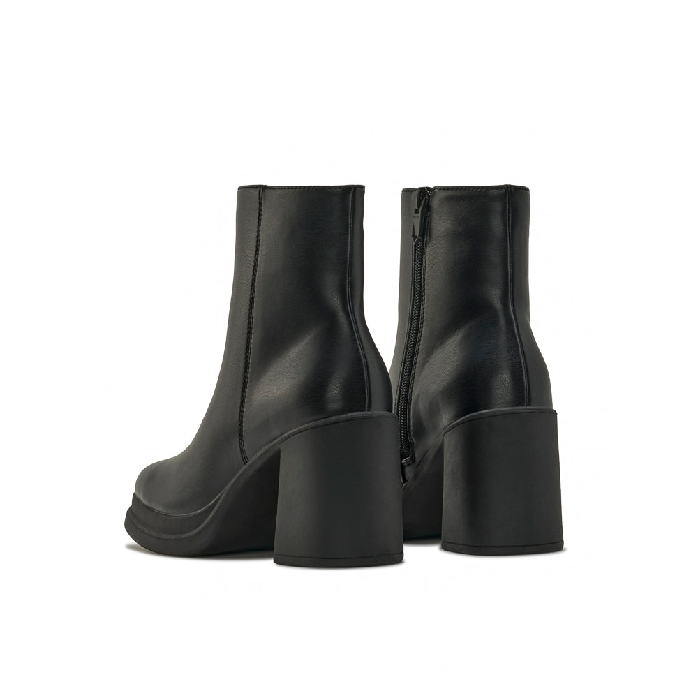 Yellow Shoes | Womens-Light Boots-Dress-Low Shaft & Med Heel | NIKKI | 
