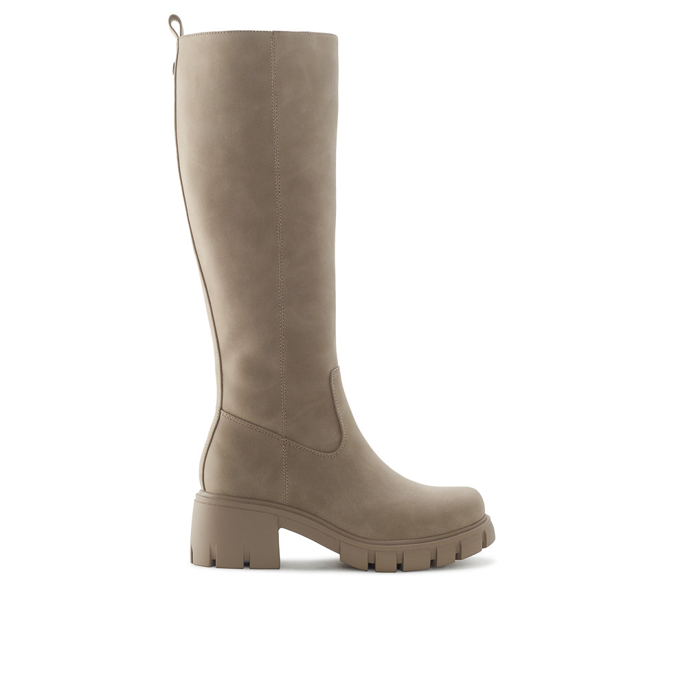 Yellow Shoes | Womens-Light Boots-Casual-High Shaft & Med Heel | TIMELINE HAUTE | 