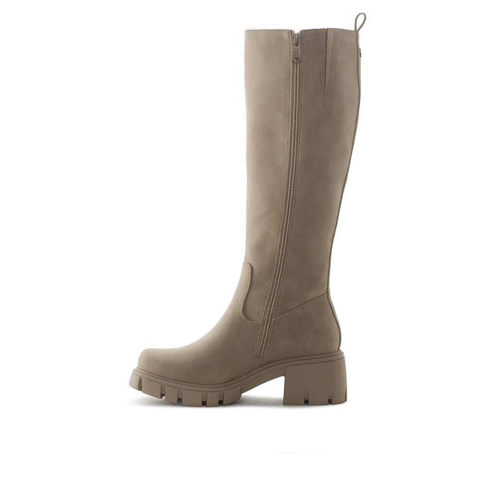 Yellow Shoes | Womens-Light Boots-Casual-High Shaft & Med Heel | TIMELINE HAUTE | 