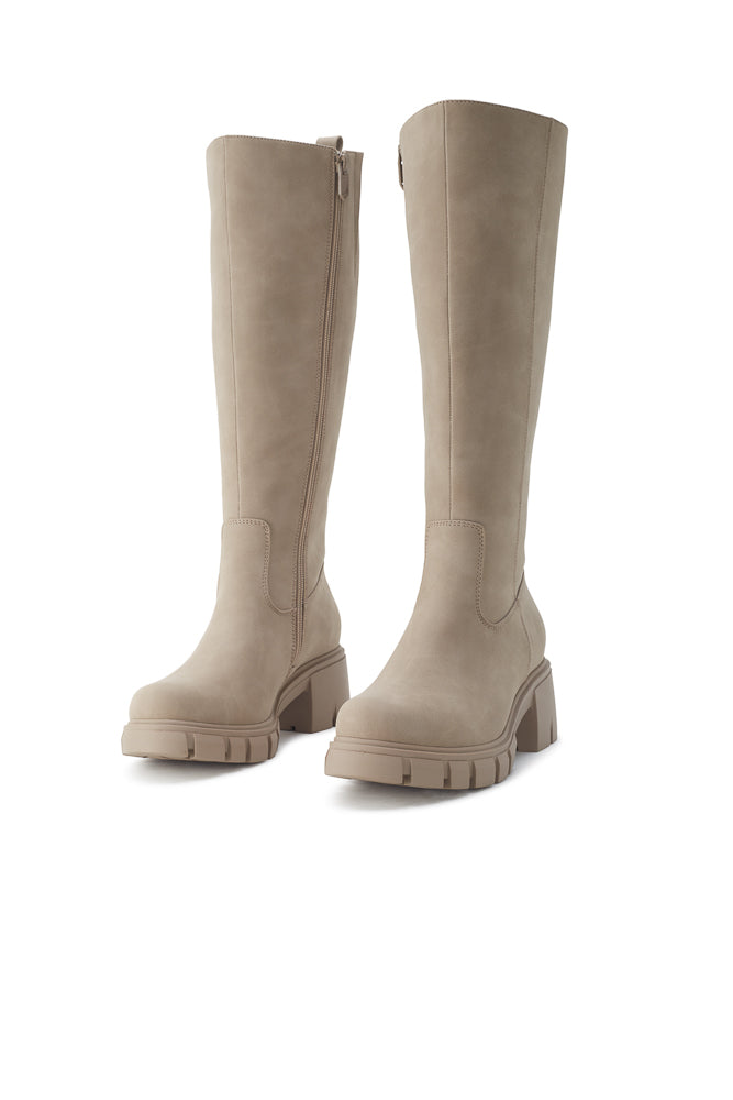 Yellow Shoes | Womens-Light Boots-Casual-High Shaft & Med Heel | TIMELINE HAUTE | 
