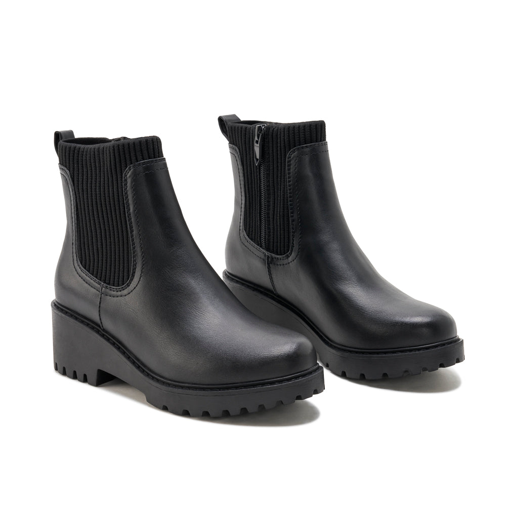 Yellow Shoes | Womens-Light Boots-Casual-Low Shaft & Low Wedge | CLARA | 