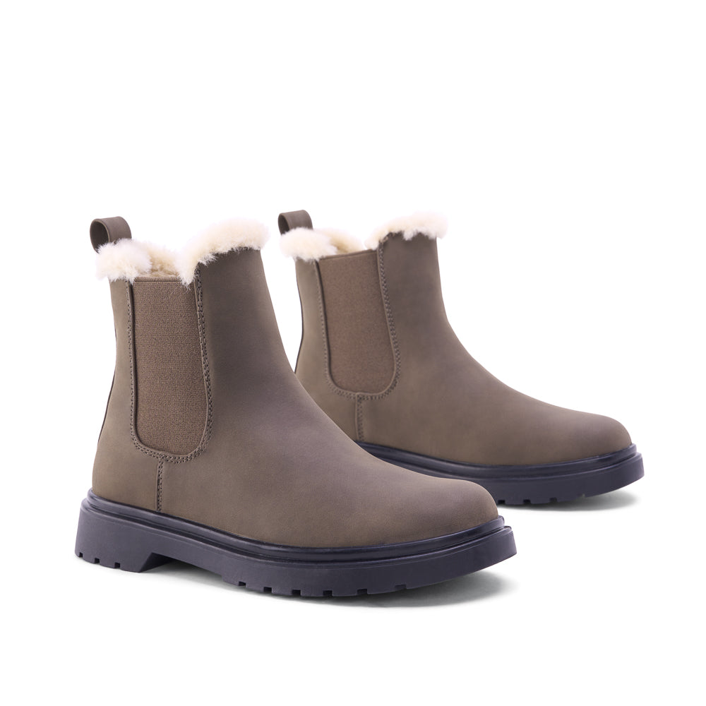 Yellow Shoes | Junior Kids Winter Boots | PRESLEY JR | 119873-10-PRESLEY_JR-02-PRESLEY JR-Junior Kids Winter Boots-Yellow-Yellow Shoes