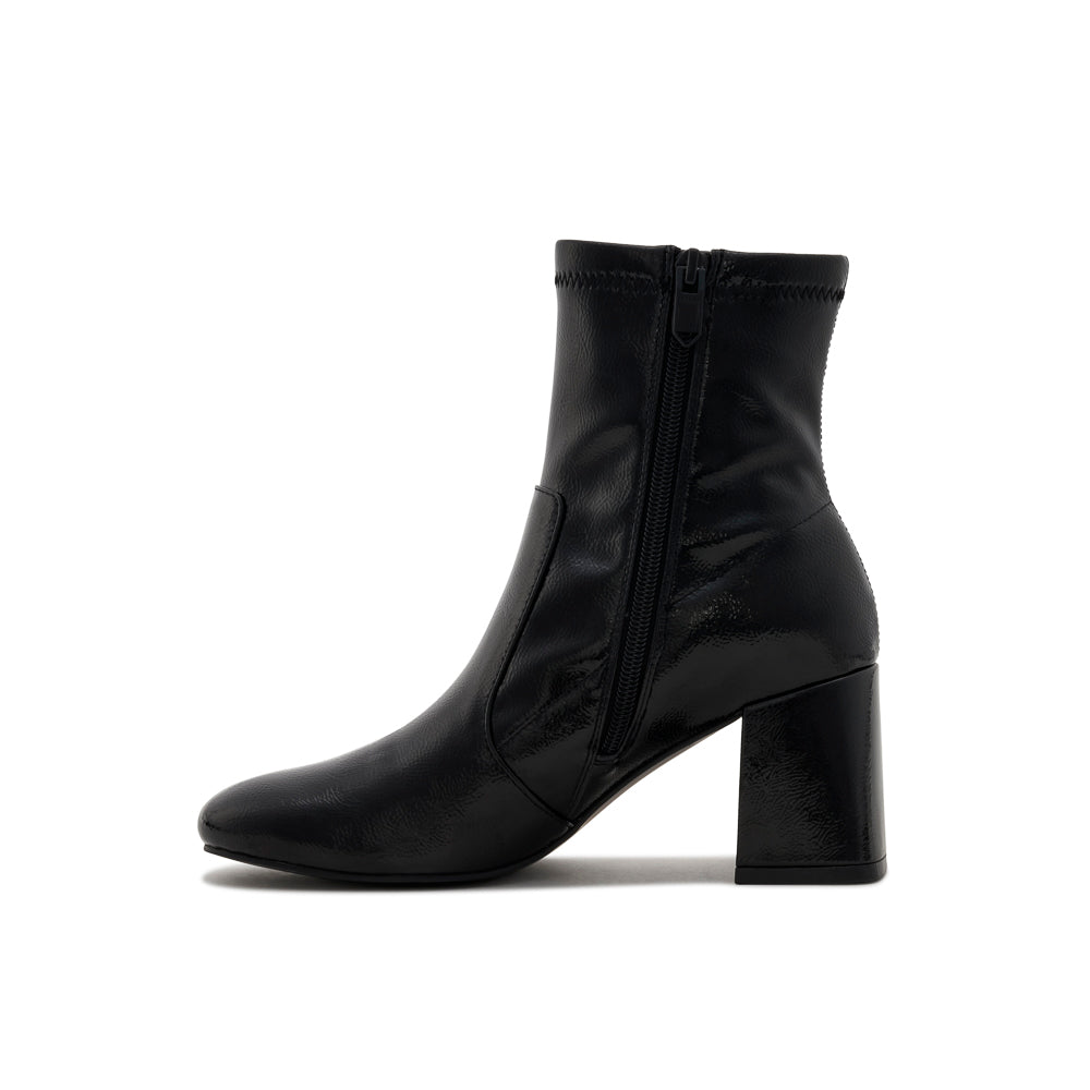 Yellow Shoes | Womens-Light Boots-Dress-Low Shaft & Med Heel | BETHANIE II | 