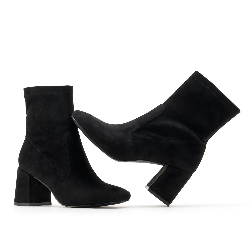 Yellow Shoes | Womens-Light Boots-Dress-Low Shaft & Med Heel | BETHANIE | 