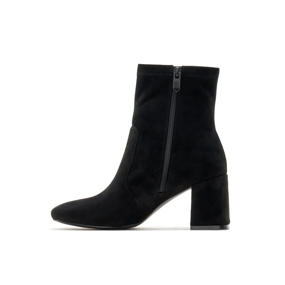 Yellow Shoes | Womens-Light Boots-Dress-Low Shaft & Med Heel | BETHANIE | 