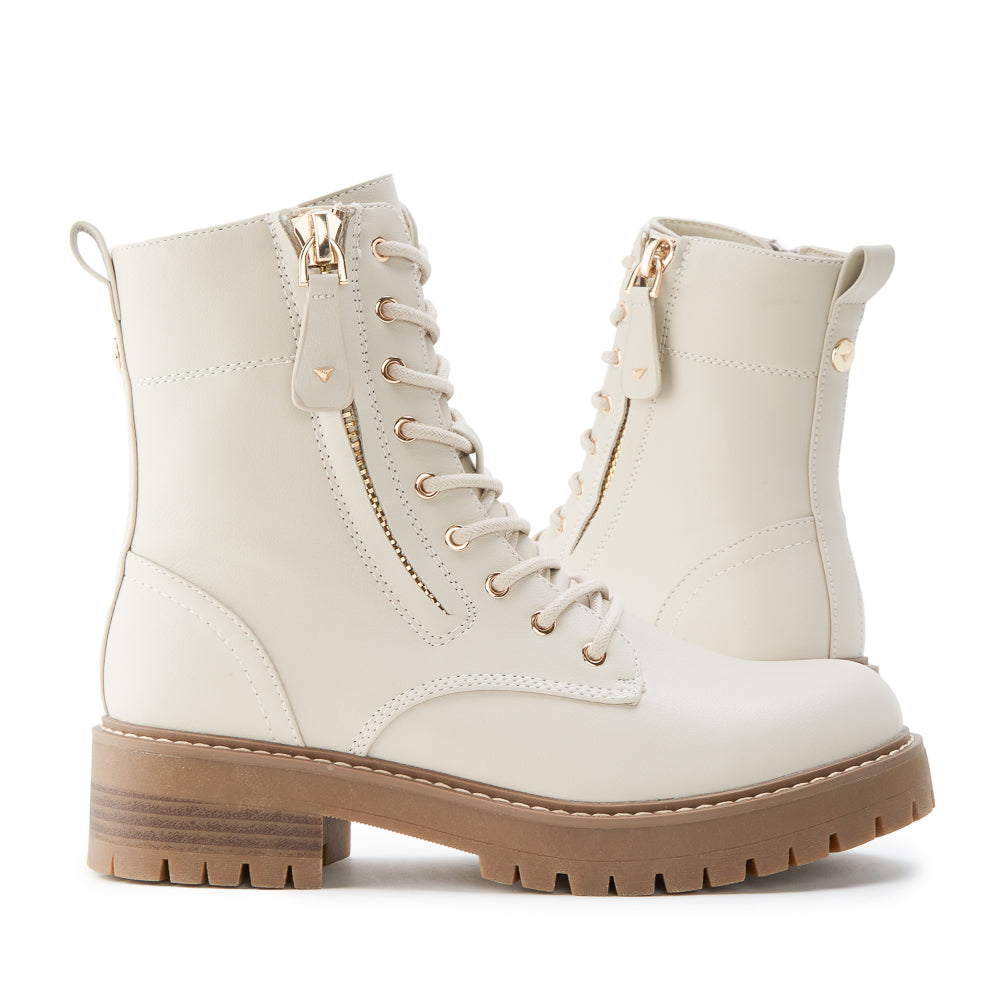 Yellow Shoes | Womens-Light Boots-Casual-Med Shaft & Low Heel | LODGING | 