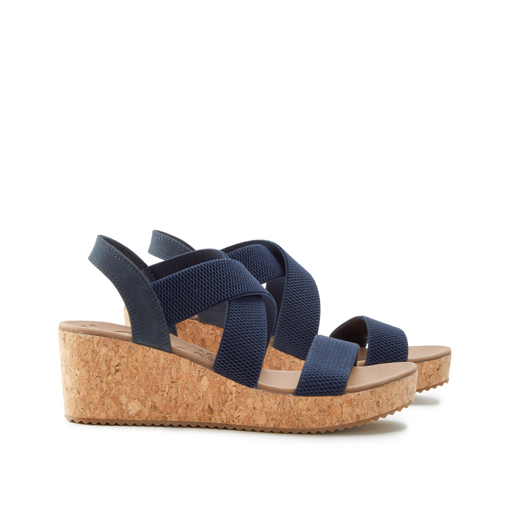 Yellow Shoes | Womens-Sandals-Casual-Med Wedge/Ankle strap | TROPICAL | 