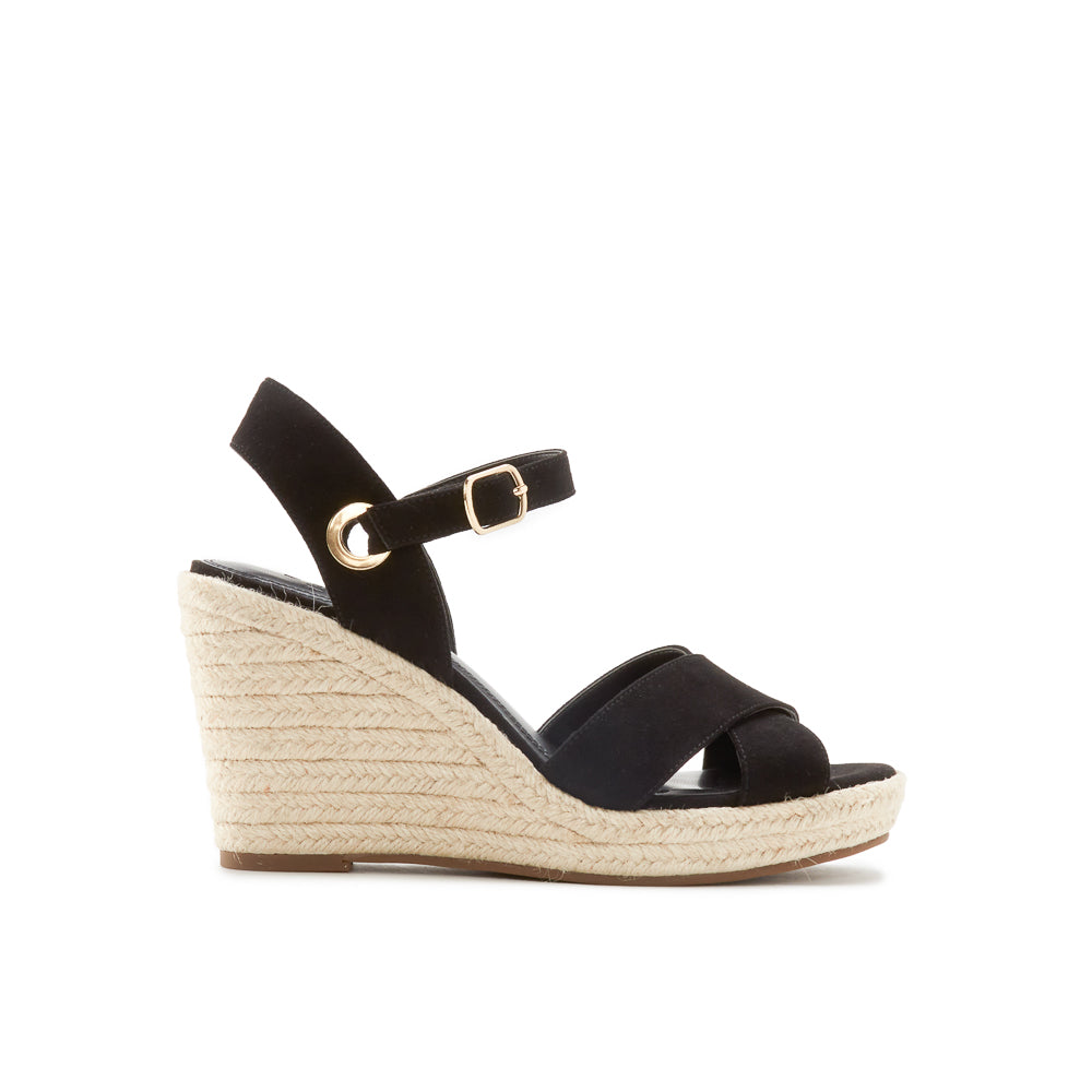 Yellow Shoes | Womens-Sandals-Dress-Med Wedge/Ankle strap | BARCELONE | 
