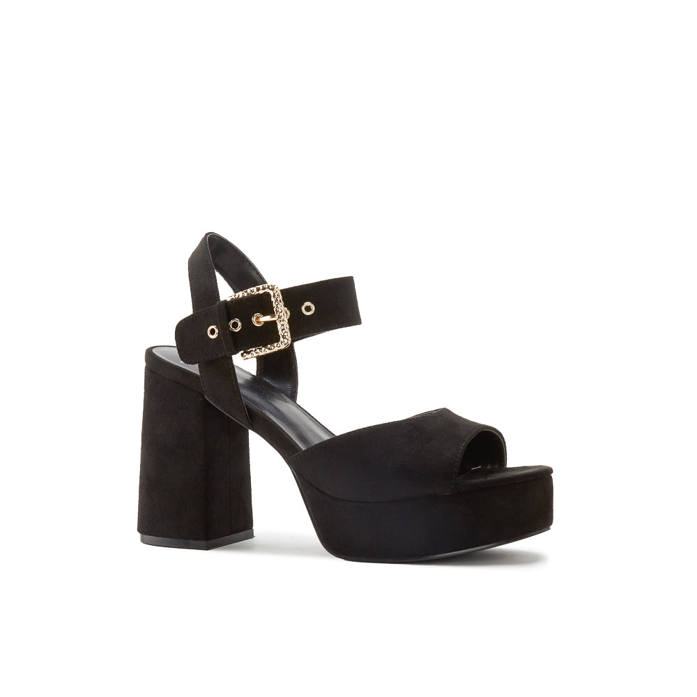 Yellow Shoes | Womens-Sandals-Dress-Low Platform/Ankle strap | MIAMI | 