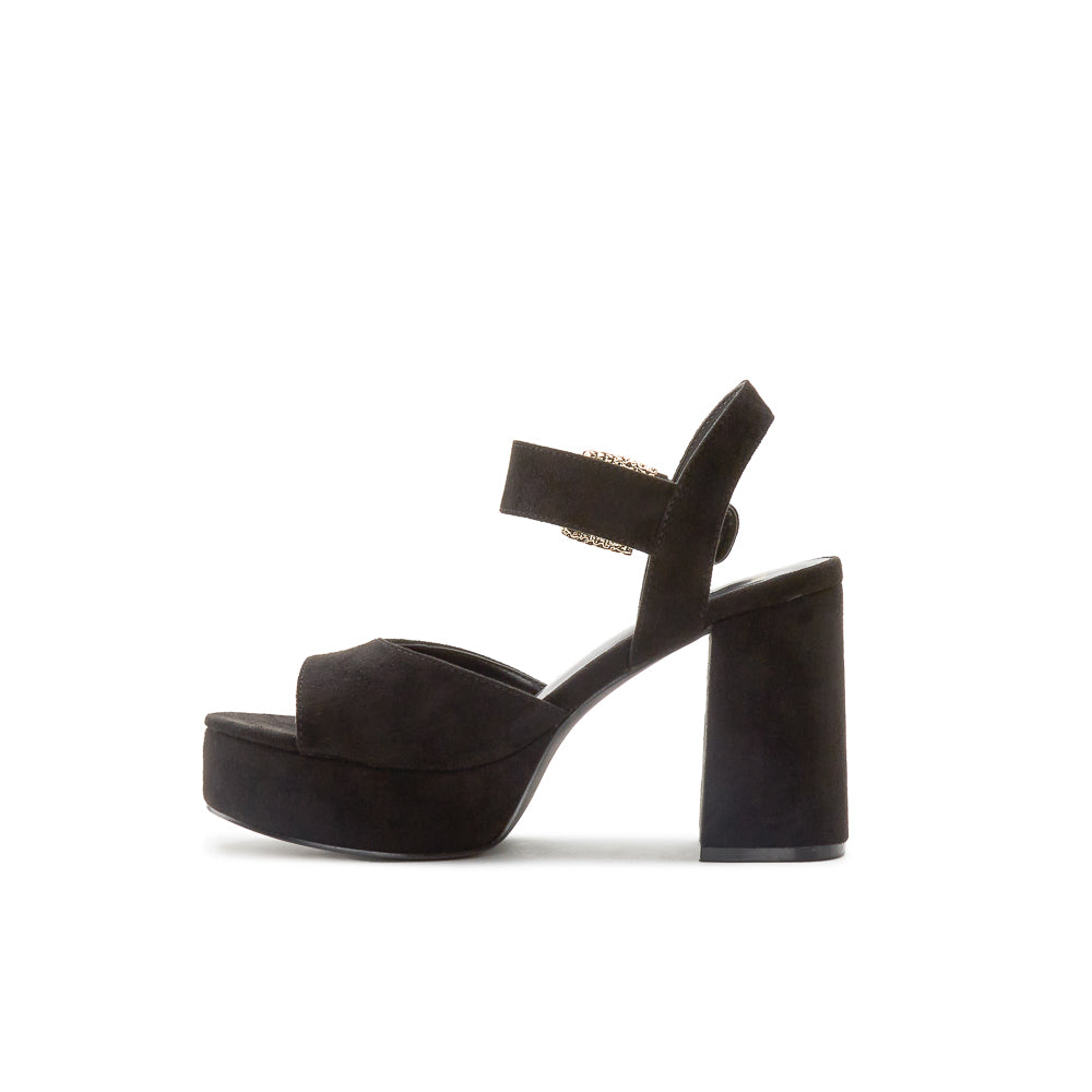 Yellow Shoes | Womens-Sandals-Dress-Low Platform/Ankle strap | MIAMI | 