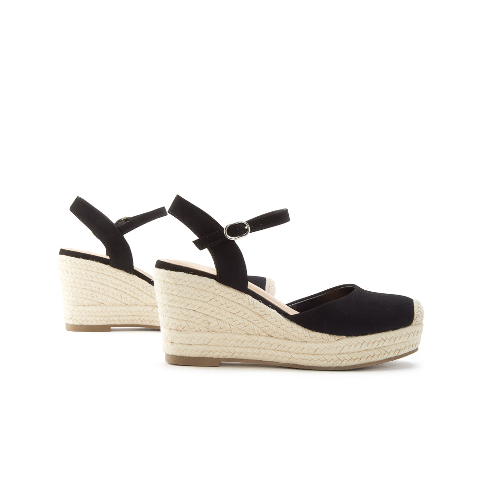 Yellow Shoes | Womens-Sandals-Dress-Med Wedge/Ankle strap | NUANCE | 