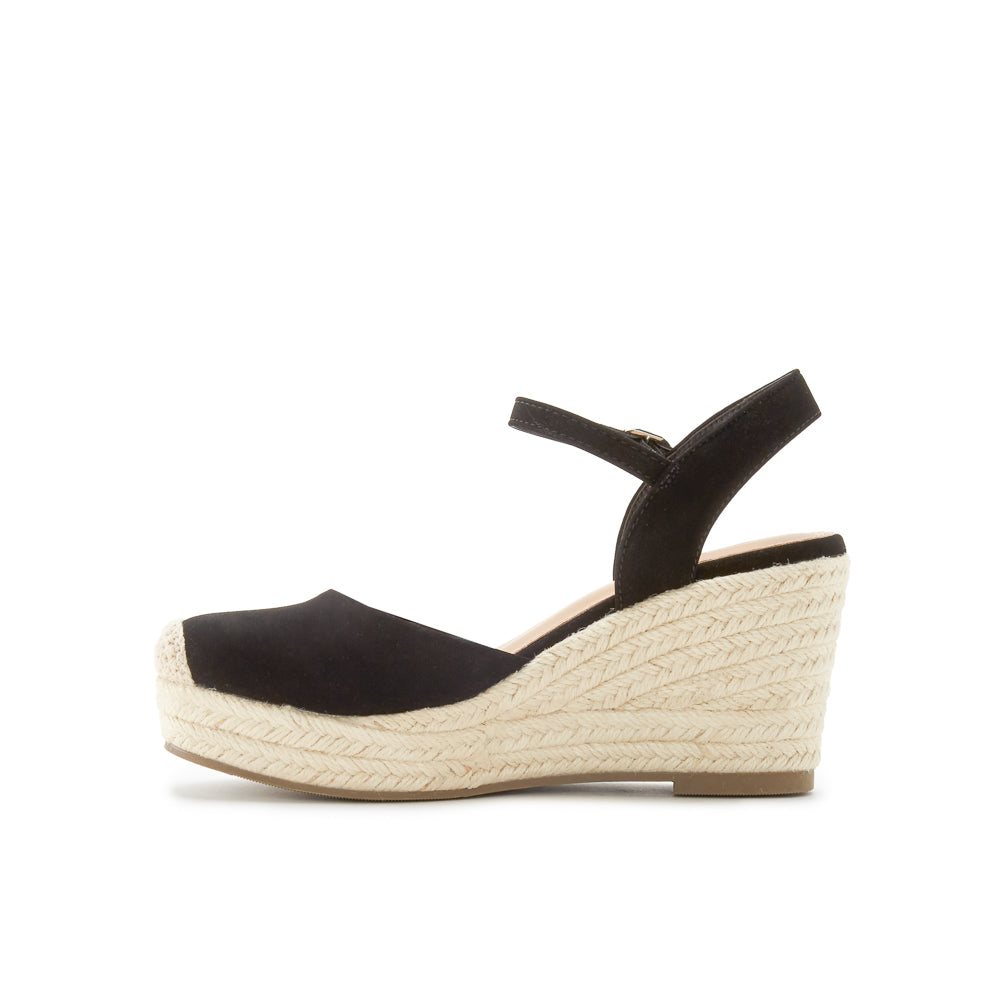 Yellow Shoes | Womens-Sandals-Dress-Med Wedge/Ankle strap | NUANCE | 