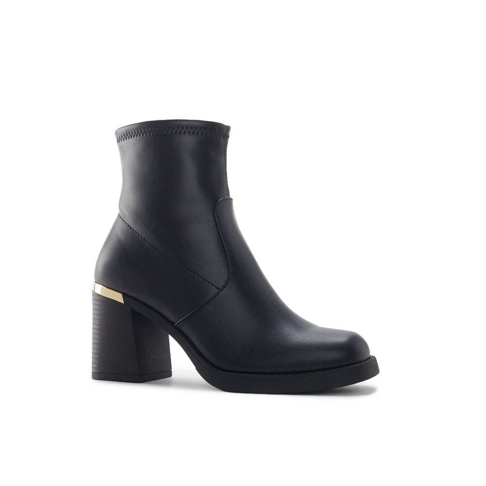 Yellow Shoes | Womens-Light Boots-Dress-Low Shaft & Med Heel | HILARIE | 