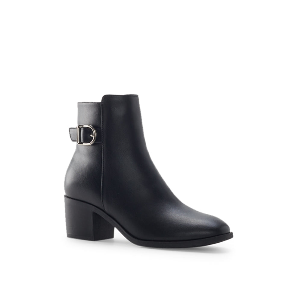 Yellow Shoes | Womens-Winter Boots-Dress-Low Shaft & Med Heel | BENEDICTE | 