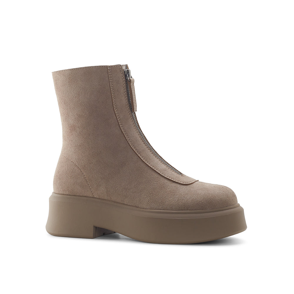 Yellow Shoes | Womens-Winter Boots-Casual-Low Shaft & Low Heel | LIZZY | 