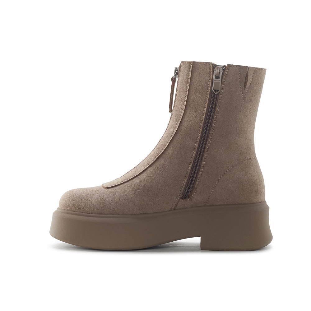 Yellow Shoes | Womens-Winter Boots-Casual-Low Shaft & Low Heel | LIZZY | 