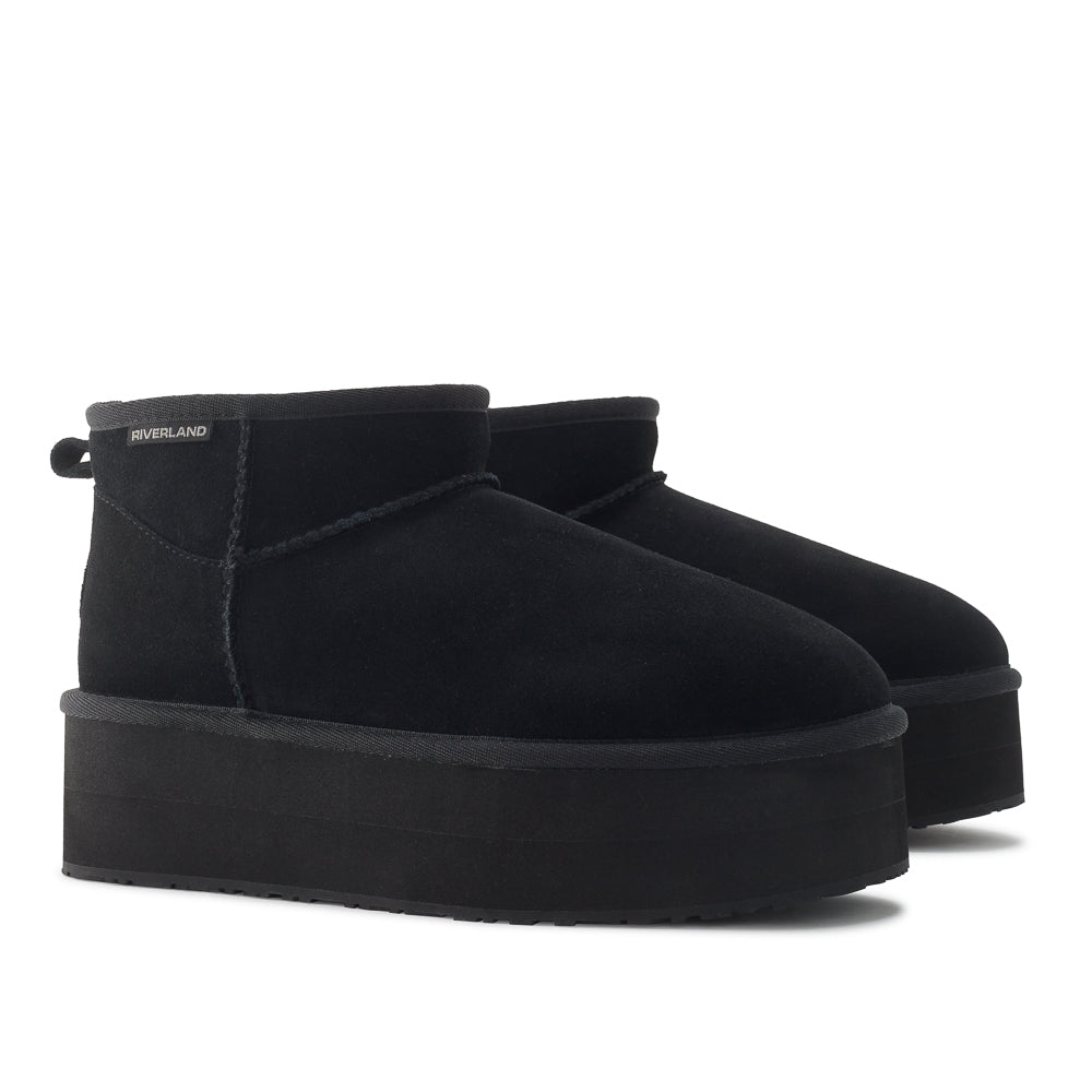 Yellow Shoes | Womens-Winter Boots-Casual-Low Shaft & Low Platform | EVOCATION H2O - RIVERLAND | 