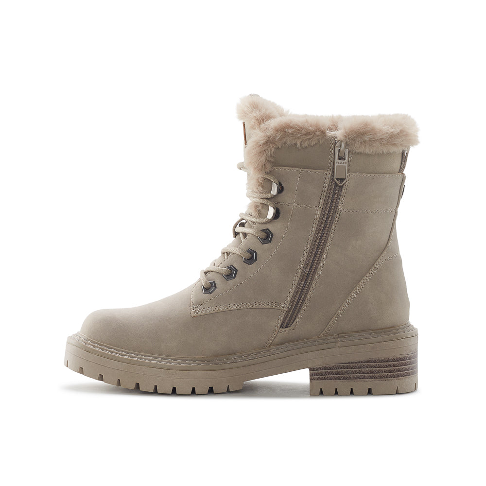 Yellow Shoes | Womens-Winter Boots-Casual-Low Shaft & Low Heel | LILLY | 