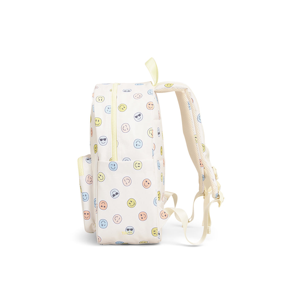 121248-21-TACOSMILEYSBACKPACK-03-TACO | SYDNEY SMILEY BACKPACK-Kids Backpacks | Accessories-Yellow Shoes-Yellow Shoes
