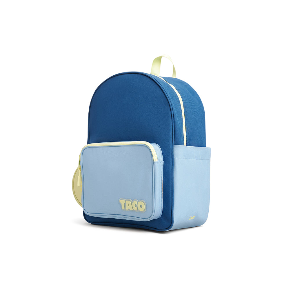121249-40-SYDNEYNAVYBLUE-03-TACO | SYDNEY BLUE BACKPACK-Kids Backpacks | Accessories-Yellow Shoes-Yellow Shoes