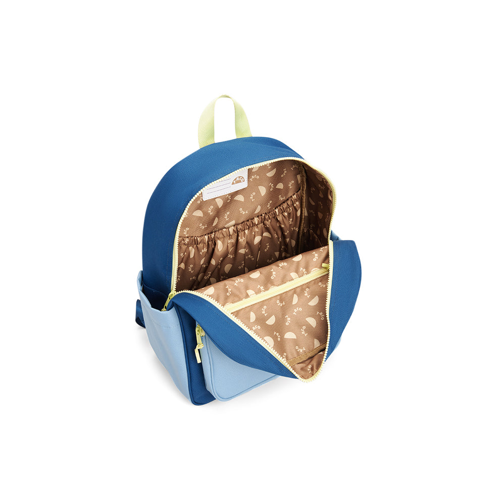 121249-40-SYDNEYNAVYBLUE-05-TACO | SYDNEY BLUE BACKPACK-Kids Backpacks | Accessories-Yellow Shoes-Yellow Shoes