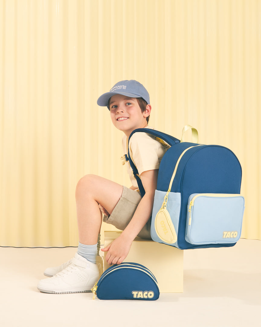 121249-40-SYDNEYNAVYBLUE-10-TACO | SYDNEY BLUE BACKPACK-Kids Backpacks | Accessories-Yellow Shoes-Yellow Shoes