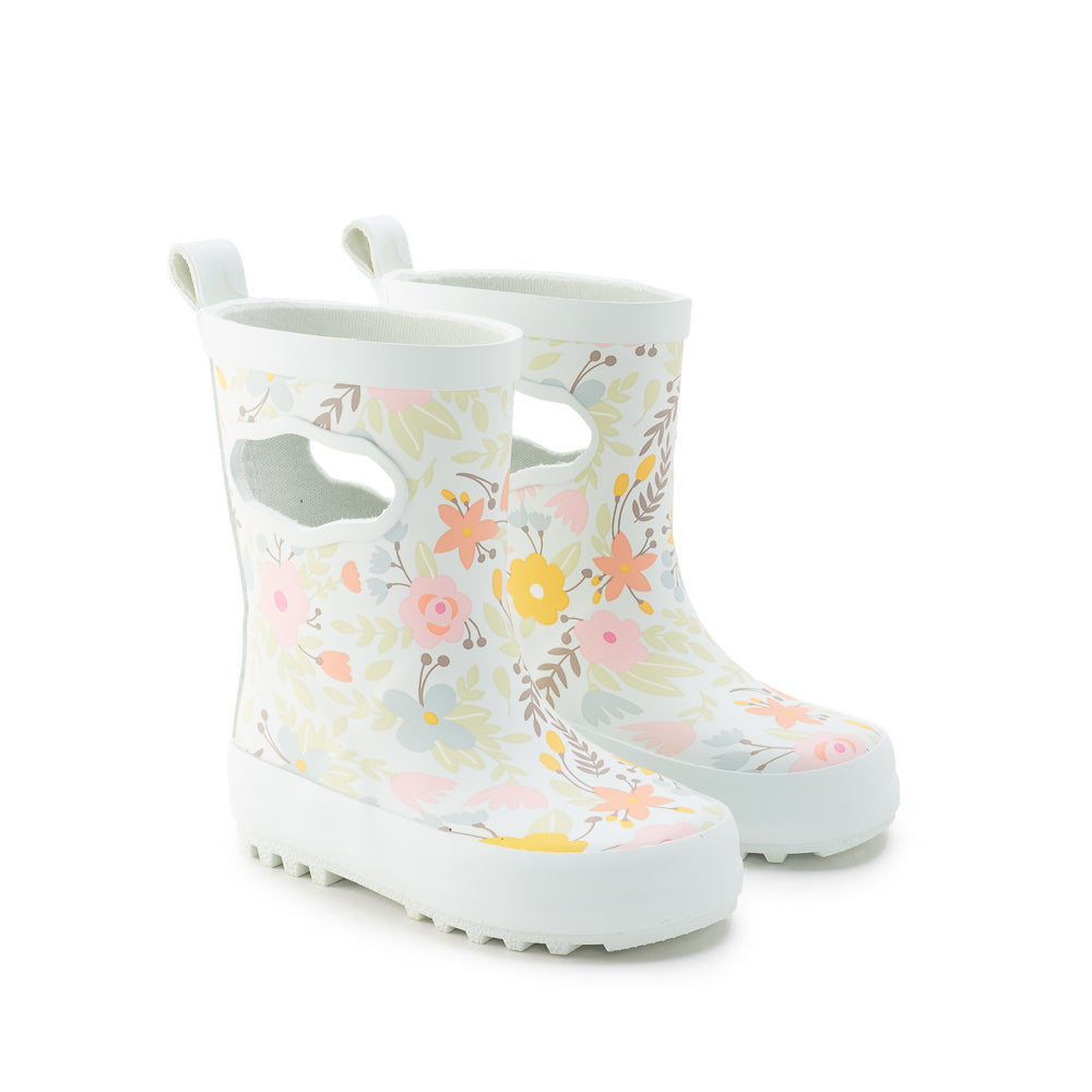 Yellow Shoes | Baby-Rainwear-Girls-Rain Boot | MIA MINI | 