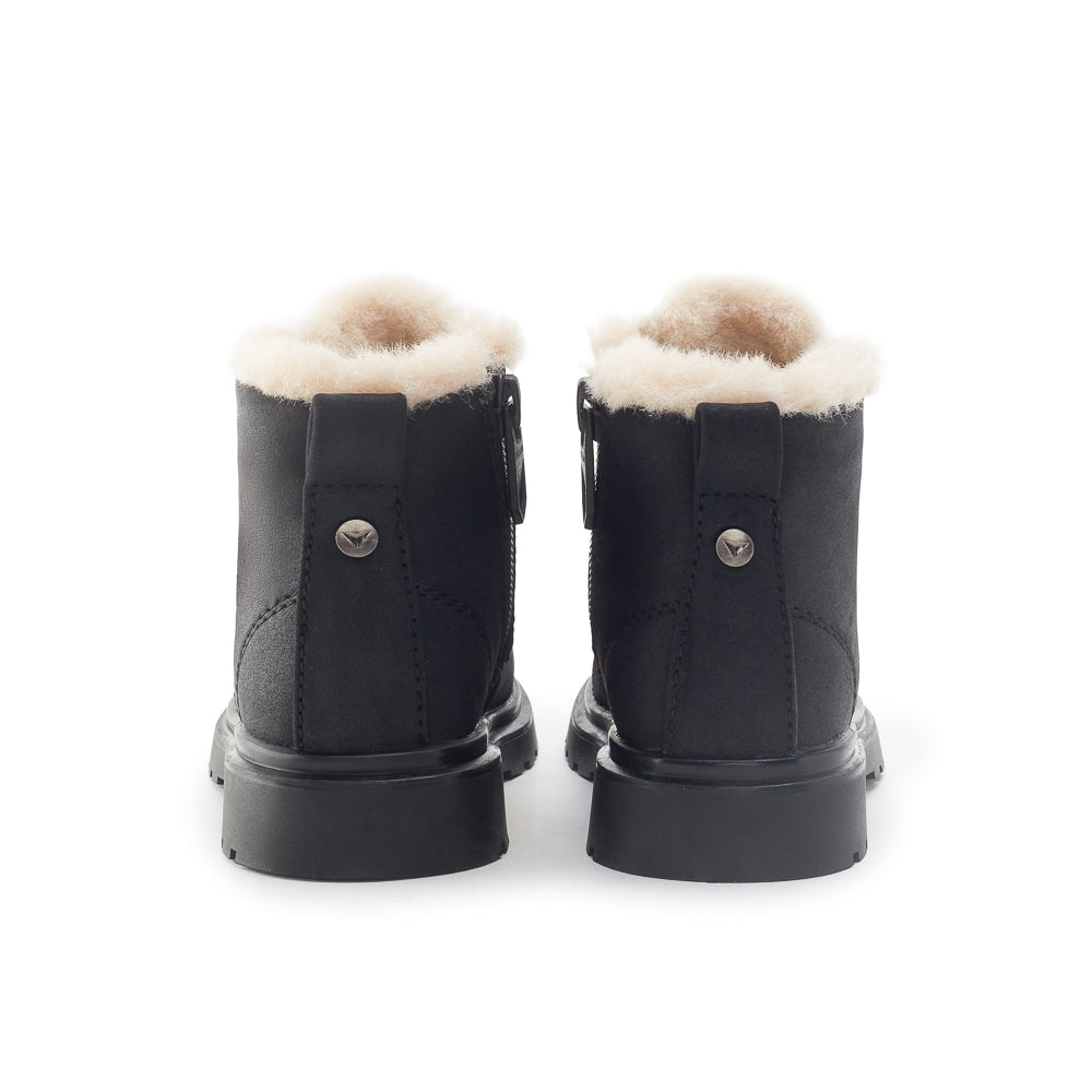 Yellow Shoes | Baby-Bootie-Girls-Lined | BOWIE MINI | 