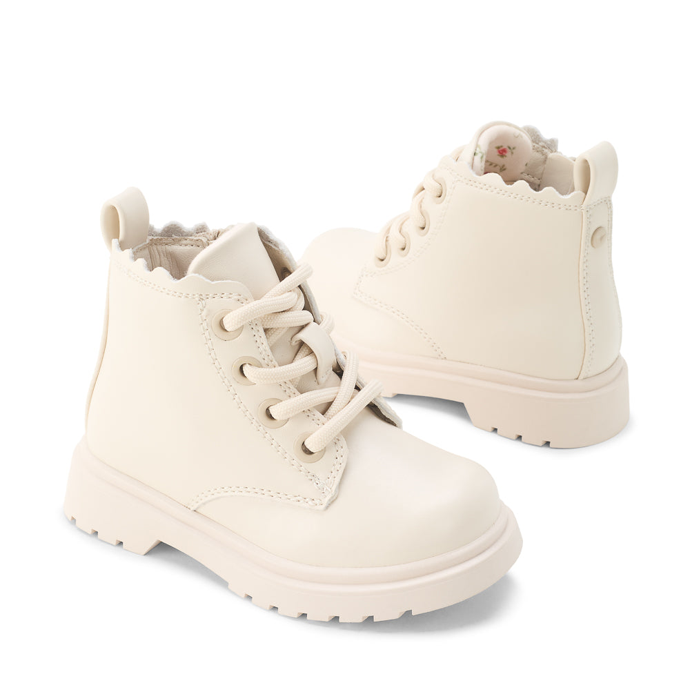 Yellow Shoes | Baby-Bootie-Girls-Laced | MARGUERITE MINI | 