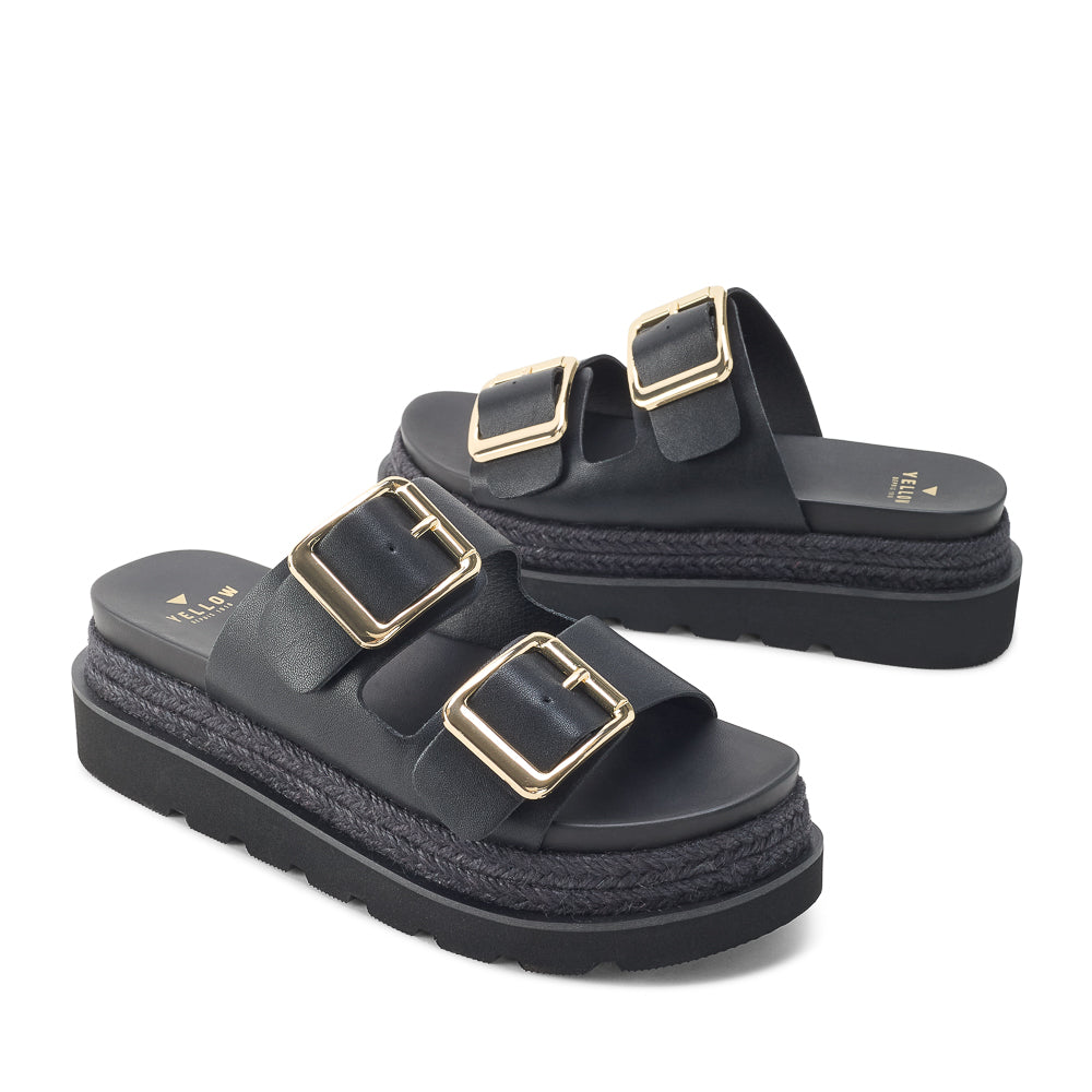 Yellow Shoes | Womens-Sandals-Casual-Flat/Slide | ANTIGUA | 