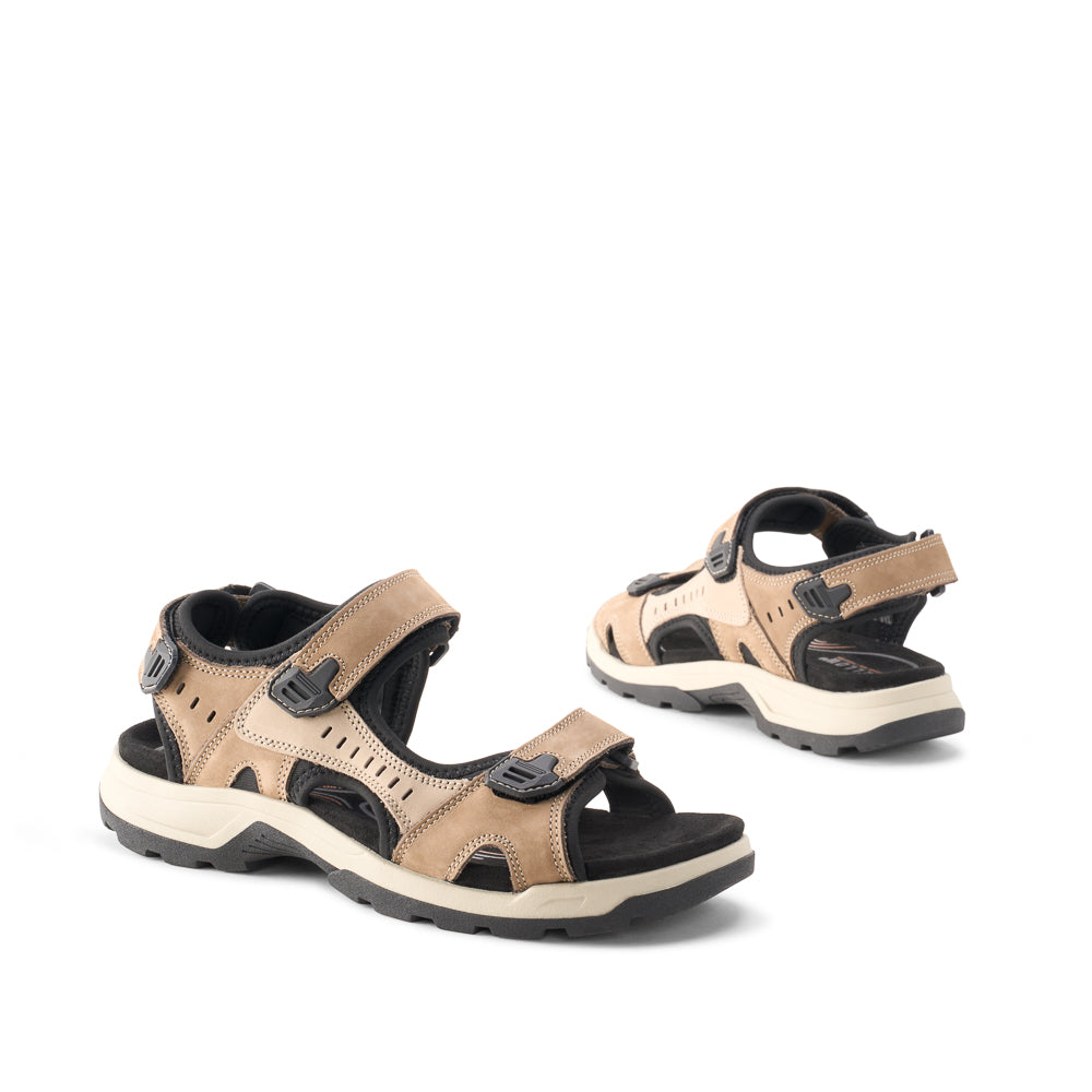 122358-30-LEONARDO-02-LEONARDO-Men's Sandals-Yellow-Yellow Shoes