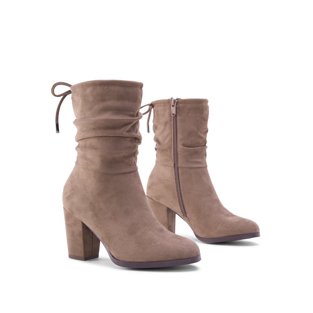 122415-25-AMANDINE-02-AMANDINE-Women's Fashion Light Boots-Yellow-Yellow Shoes