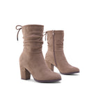 122415-25-AMANDINE-02-AMANDINE-Women's Fashion Light Boots-Yellow-Yellow Shoes