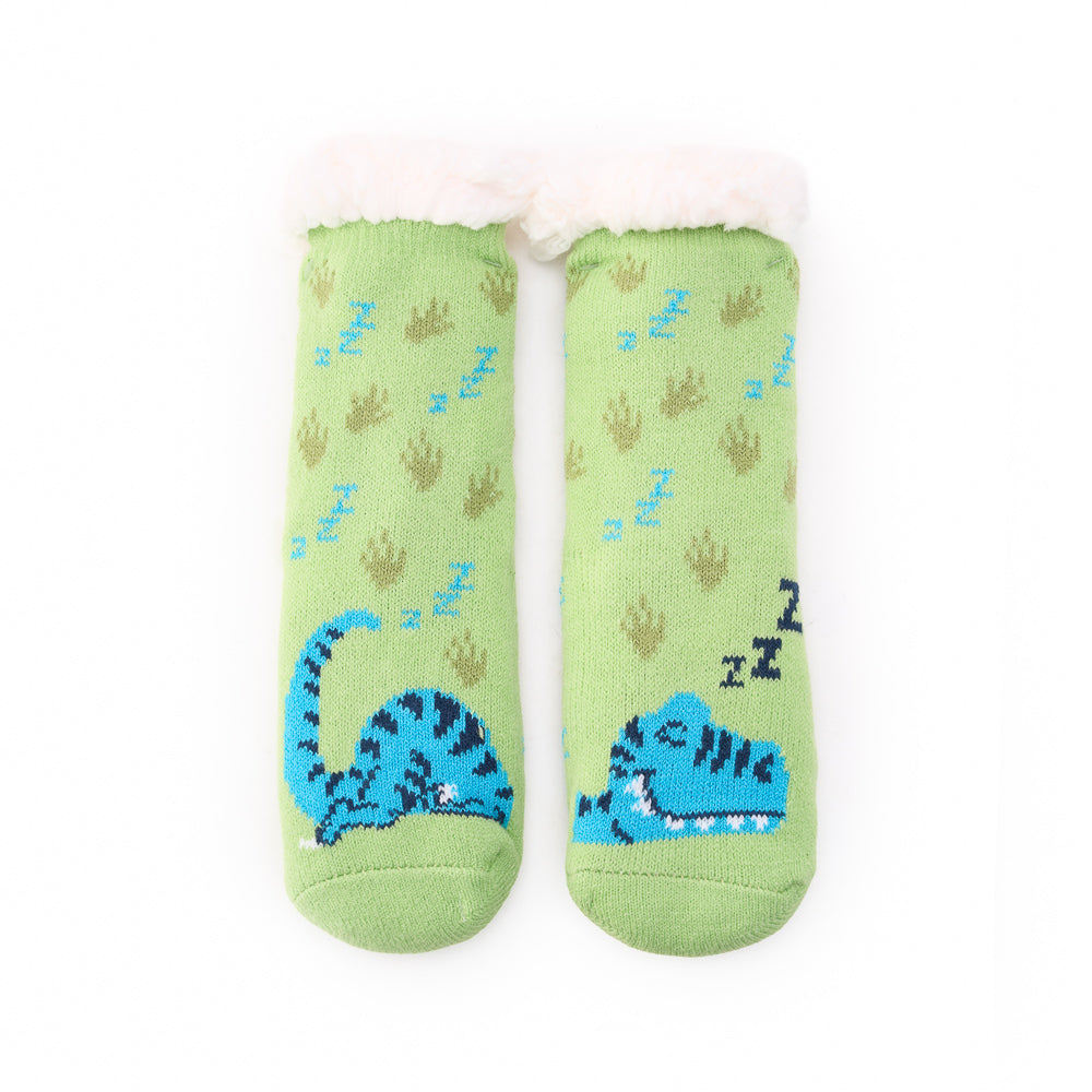 Yellow Shoes | Kids Socks | Accessories | BAS ANTI DÉRAPANT DINO | 122593-60-BAS_ANTI_DEAPANT_DINO-01.jpg
