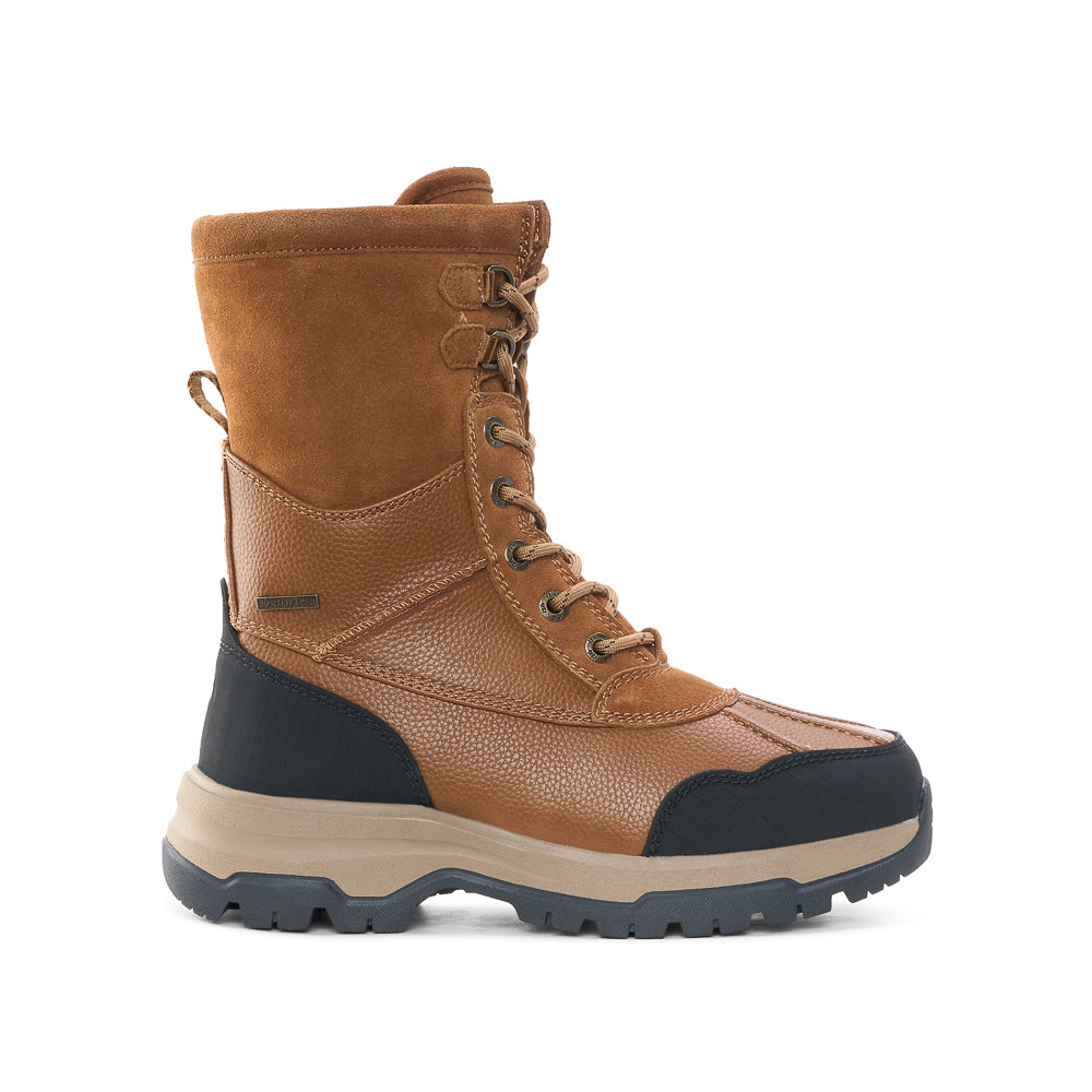 NORWAY-Women's Winter Boots-Yellow-5-cognac-Yellow Shoes