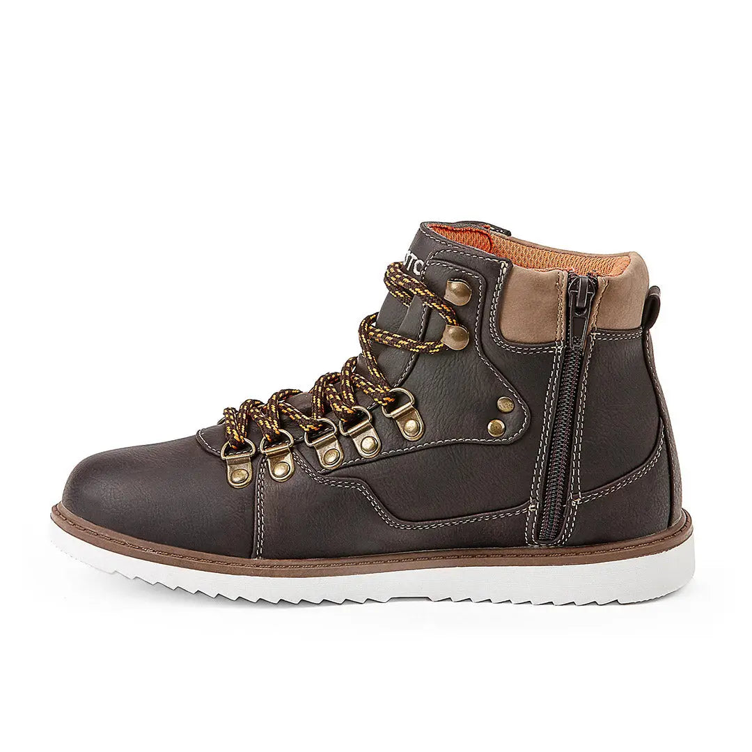 Yellow Shoes | Boys-Light Boots-Casual-Laced | Ascender | 105408-13-ascender-3_e09ba42b-2888-442f-aa38-012445c10418-Ascender-Junior Kids Fashion Light Boots-riverstone-Yellow Shoes