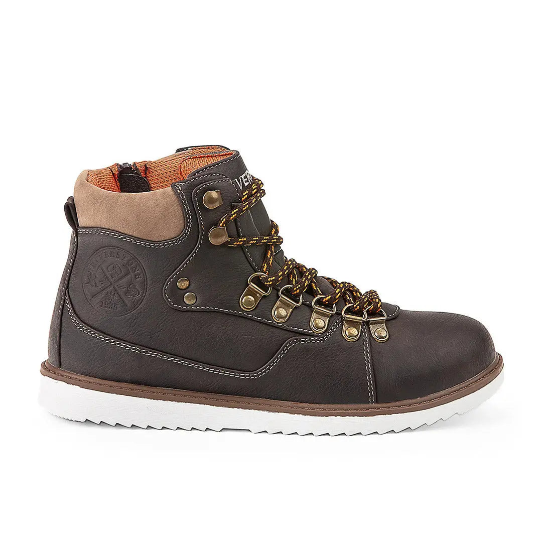 Yellow Shoes | Boys-Light Boots-Casual-Laced | Ascender | 105408-13-ascender_34c67e23-b462-437f-b66c-37638d8b8c61-1482100056-Ascender-Junior Kids Fashion Light Boots-riverstone-Yellow Shoes
