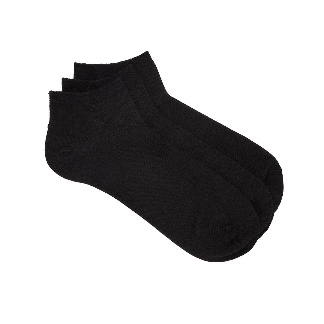 107159-01-ENSDE3BASLOAFERSBAMBOO5814-1-107159-01-POINT ZERO | 3 Pairs of socks for Men-Men's Socks | Accessories-Point Zero-Yellow Shoes