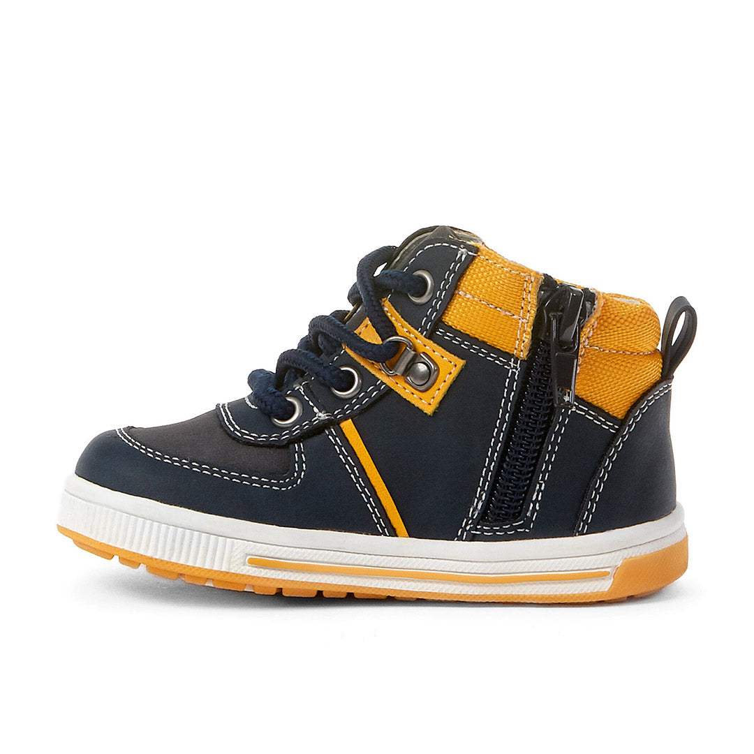 Yellow Shoes | Baby-Bootie-Boys-Laced | Cadman | 107715-43-cadman-3_a2db2315-a2f2-4ad4-b7e9-e51da97b70ba-Cadman-Baby Booties-Cocinella-Yellow Shoes