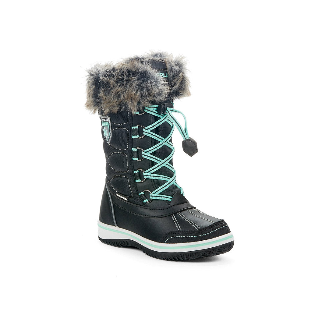 Yellow Shoes | Youth-Winter Boots-Girls-Laced | Chilly Yth | 107928-01-chillyyth-1-Chilly Yth-Toddler Kids Winter Boots-Riverland-Yellow Shoes